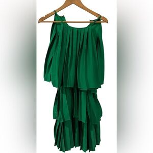 Strut & Bolt green tiered dress